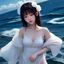 读者晴天海浪的头像，年轻女性活泼形象